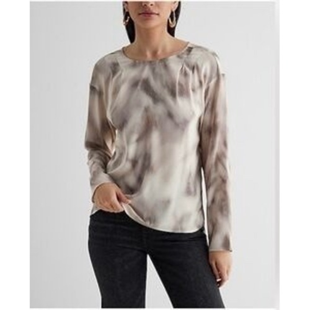 Express Tie‎ Dye Long Sleeve Top Women's Size S